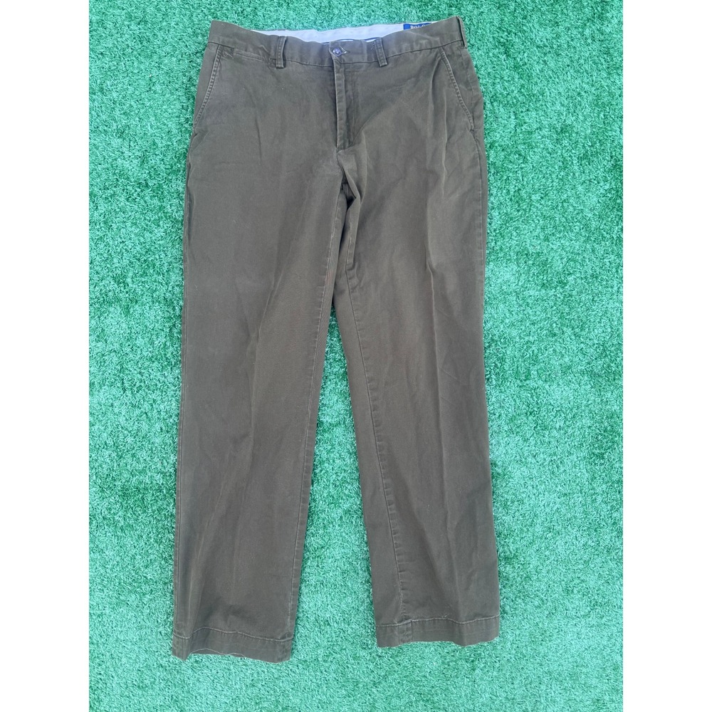 Polo‎ Ralph Lauren Mens Stretch Classic Fit Chino Pants Olive Green 34x32
